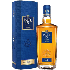 Whisky Label 5 Extra Rare 18 Years