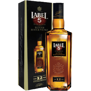 Whisky Label 5 Extra Premium 12 Years