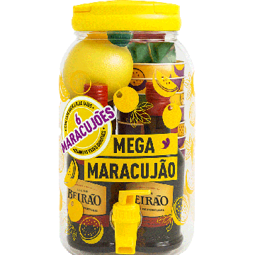 Pack Licor Beirao Mega Maracujao