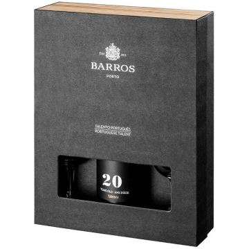 Porto Barros 20 Jaar + 2 Cálices (conjunto)