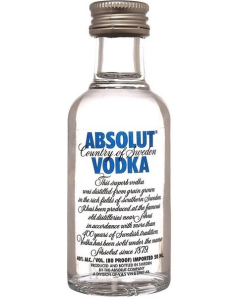 Miniatura Vodka Absolute 0.05l